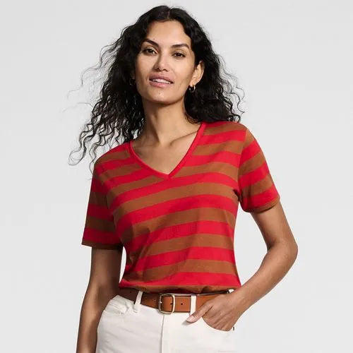 Supima Cotton V-neck T-Shirt