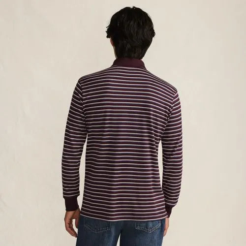 Men's Long Sleeve Cotton Supima Polo Shirt