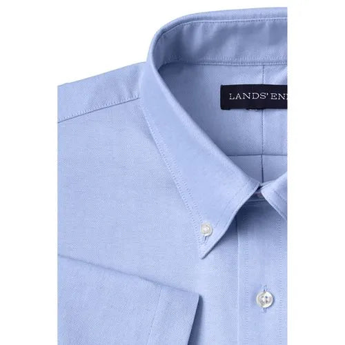 School Uniform Men's Short Sleeve Buttondown Oxford Sport Shirt