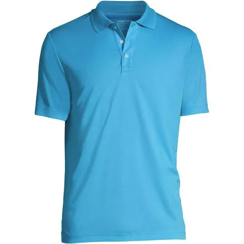 School Uniform Men's Short Sleeve Solid Active Polo Shirt