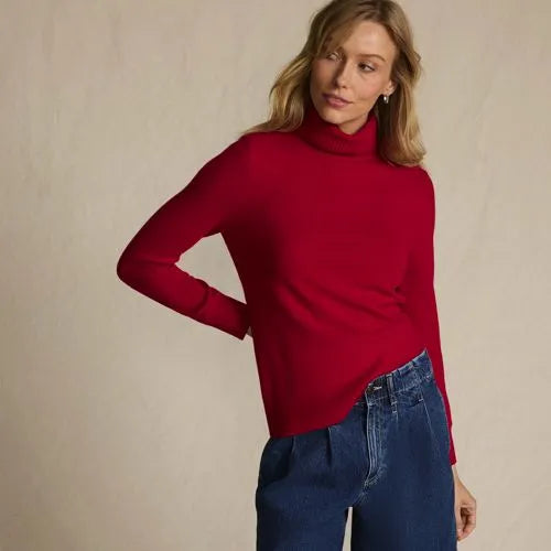 Women's Cashmere Turtleneck Sweater