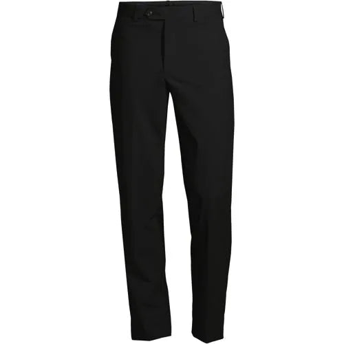 School Uniform Men's Washable Wool Tailored Plain Front Trousers