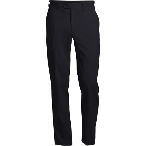School Uniform Men's Washable Wool Tailored Plain Front Trousers