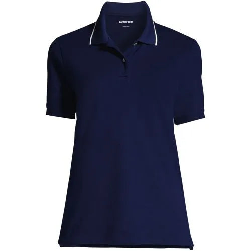 Women's Mesh Cotton Short Sleeve Polo Shirt