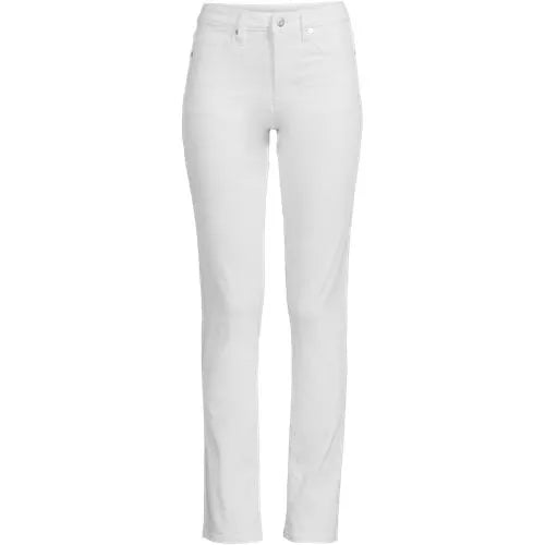 Women's Plus Size Mid Rise Straight Leg Jeans