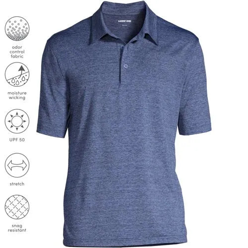 School Uniform Men's Rapid Dry Space Dye Polo Shirt