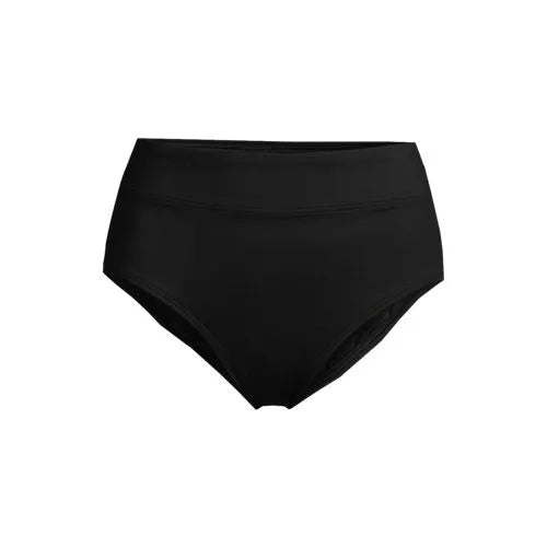 Women's Chlorine Resistant High Waisted Bikini Swim Bottoms