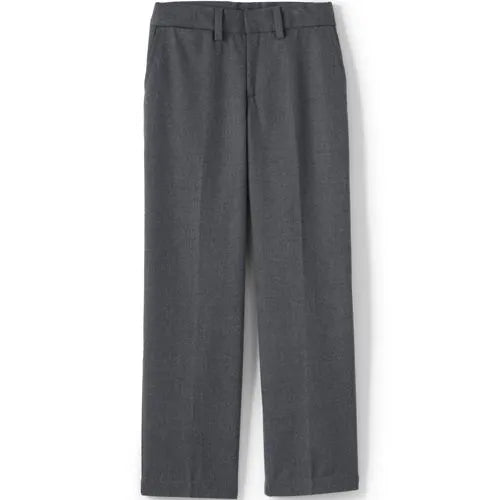 School Uniform Boys Plain Front Dress Pants