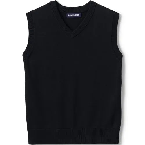 Kids Cotton Modal Fine Gauge Sweater Vest