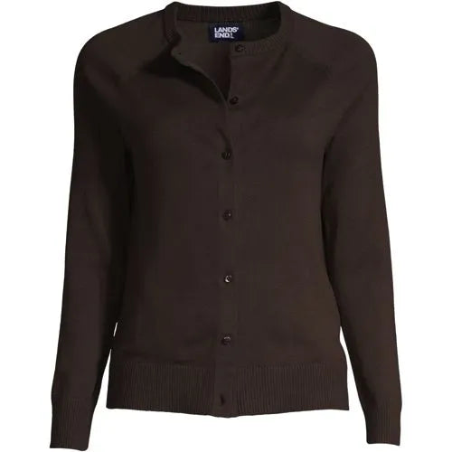 School Uniform Women's Cotton Modal Cardigan Sweater