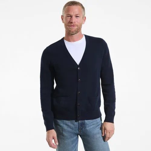 Men's Fine Gauge Cotton Cardigan