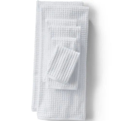 Cotton Waffle Towel 6-Piece Set