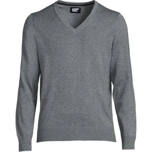 School Uniform Unisex Cotton Modal V-neck Pullover Sweater