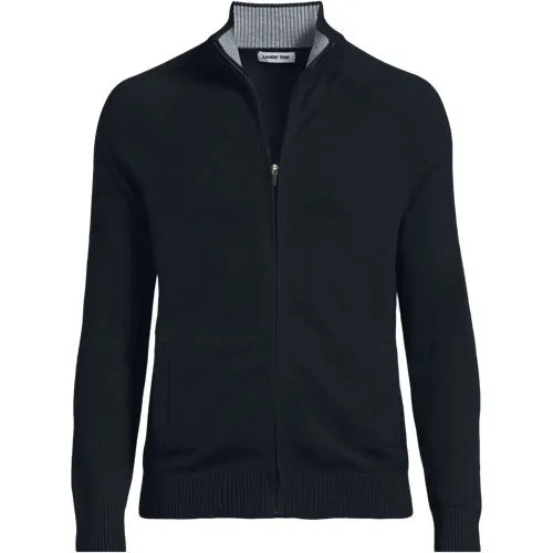 School Uniform Unisex Cotton Modal Full Zip Sweater Jacket