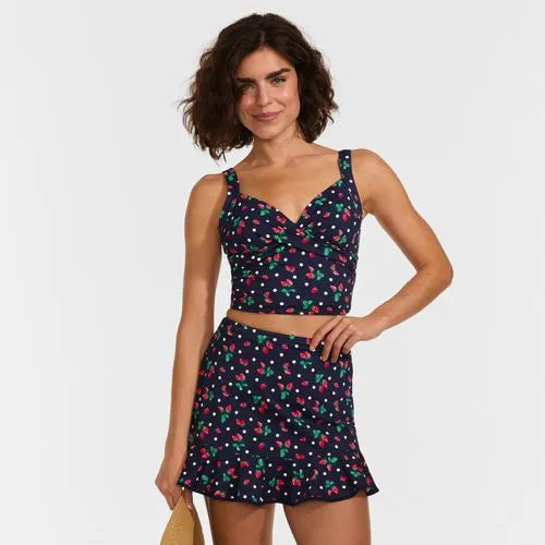 Women's Sweetheart Wrap Midkini Top