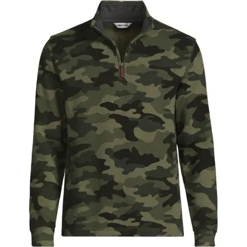 Men's Bedford Rib Casual Quarter Zip Pullover Sweater