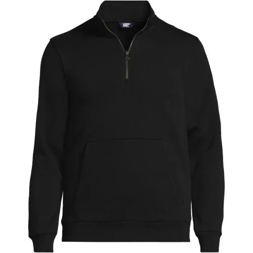 School Uniform Unisex Long Sleeve Quarter Zip Mock Neck Sweatshirt
