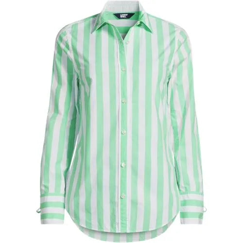 Women's Poplin Tie Sleeve Shirt