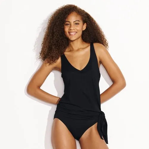 Women's SlenderSuit Fauxkini Low Leg One Piece Swimsuit