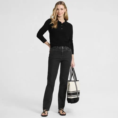 Women's Recycled Denim High Rise Straight Leg Jeans