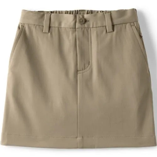Girls Active Performance Chino Skort Top of the Knee