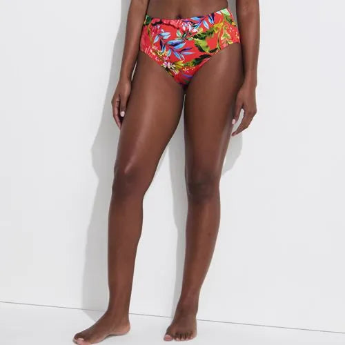Women's Chlorine Resistant Classic Mid Waist Bikini Bottoms