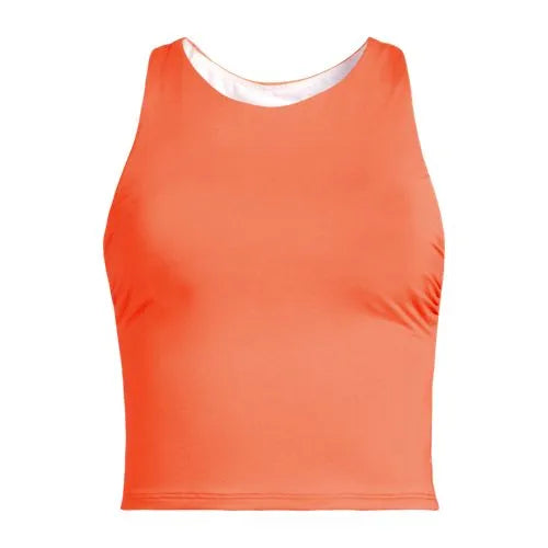 Women's High Neck Racerback Midkini Top