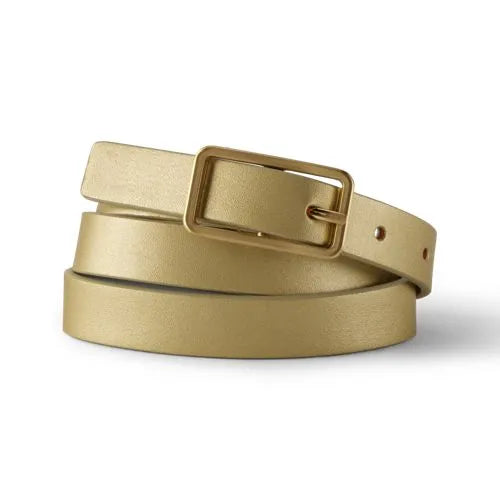 Women's Reversible Skinny Belt