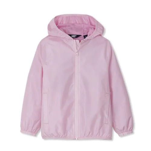 Kids Waterproof Hooded Packable Rain Jacket