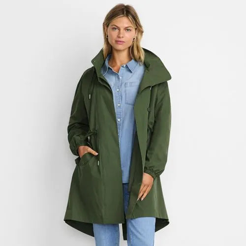 Women's Cotton Drapey Coat