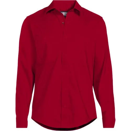 School Uniform Men's Ripstop Long Sleeve Utility Work Shirt