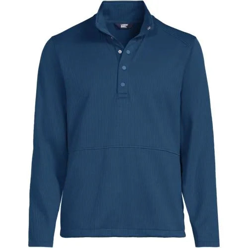 School Uniform Unisex Grid Tech Snapneck Pullover Shirt