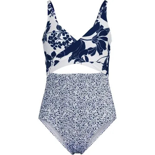 Women's Wrap Monokini High Leg One Piece Swimsuit