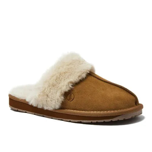 Women's Suede Furry Lined Slippers