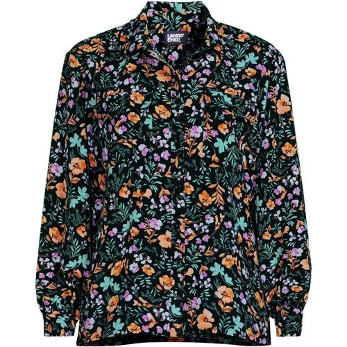 Women's Creaseless Long Sleeve Utility Top