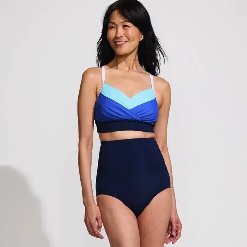 Women's SlenderSuit Pleated Bikini Top