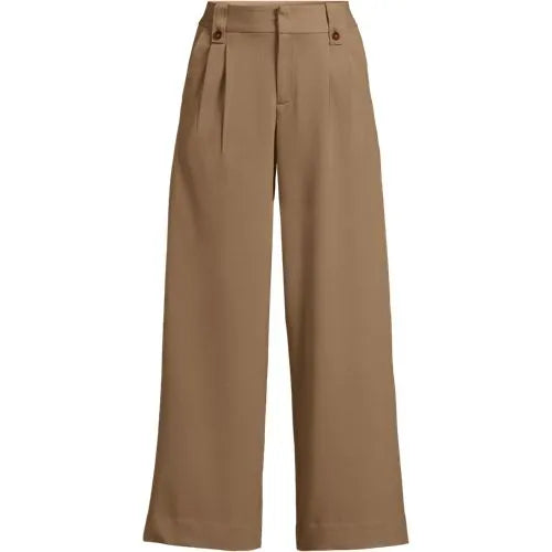 Women's Soft Polish High Rise Wide Leg Crop Pants