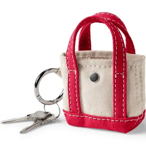 Micro Canvas Tote Charm