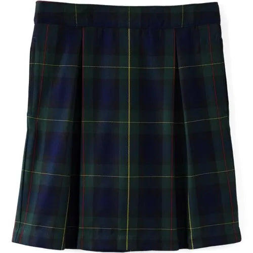 Girls Plaid Skort Top of Knee