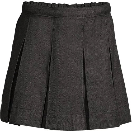 Girls Top of Knee Box Pleat Skirt