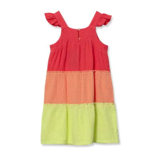 Girls Woven Tiered Dress