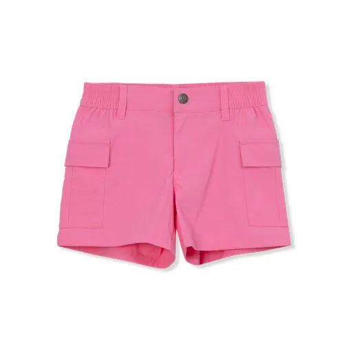 Girls Woven Utility Shorts