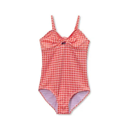 Girls Chlorine Resistant Cutout One Piece Swimsuit