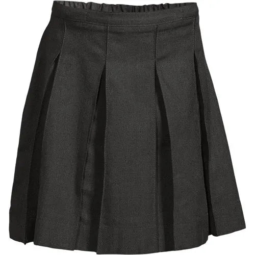 Girls Below The Knee Box Pleat Skirt