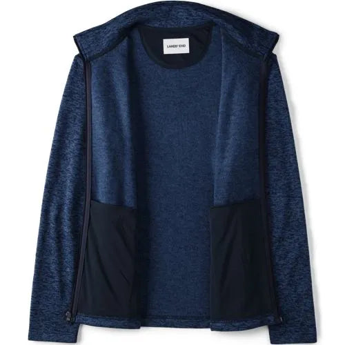 School Uniform Men's Sweater Fleece Zip Front Jacket