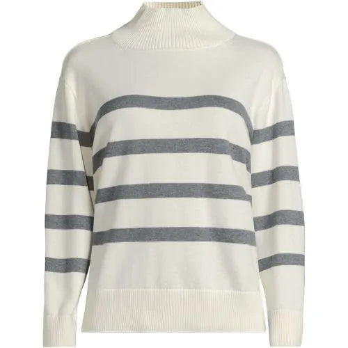 Women's Cotton Modal Funnel Neck Sweater