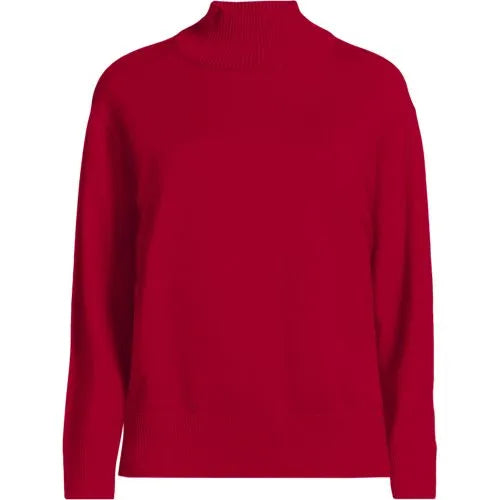 School Uniform Women's Cotton Modal Funnel Neck Sweater