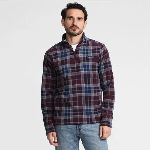 Men's Anyweather Fleece Print Quarter Zip Pullover