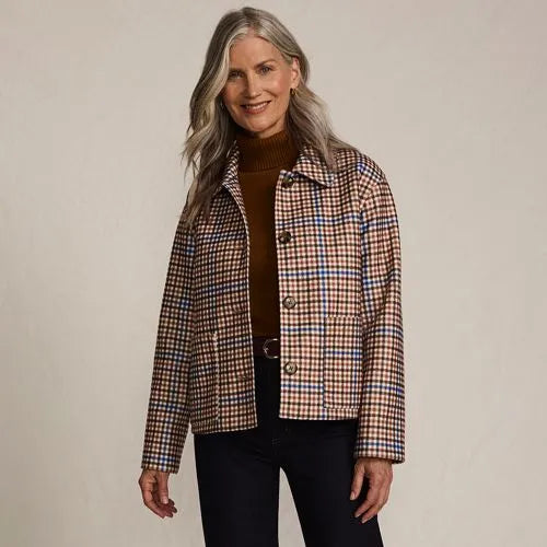 Women's Heritage Brushed Print Shirt Jacket