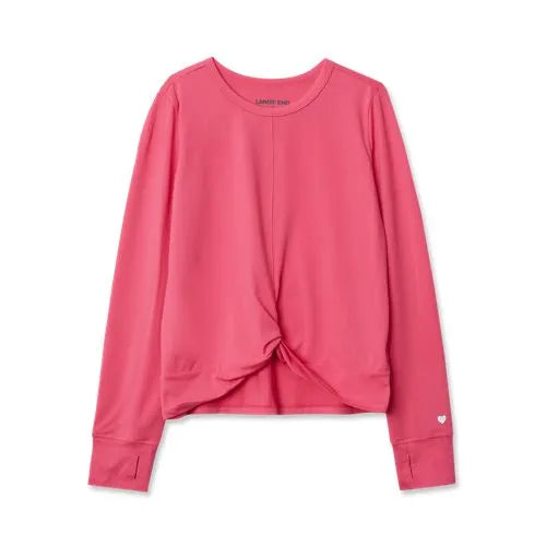 Girls Active Long Sleeve Twist Top